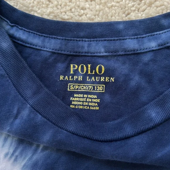 POLO Ralph Lauren | Red White Blue Tie Dye Tshirt | 6X - Picture 2 of 4